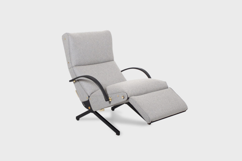 P40 Lounge Chair by Osvaldo Borsani for Tecno with New Upholstery