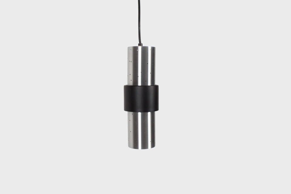 Four Perforated Aluminum RAAK Amsterdam Pendants