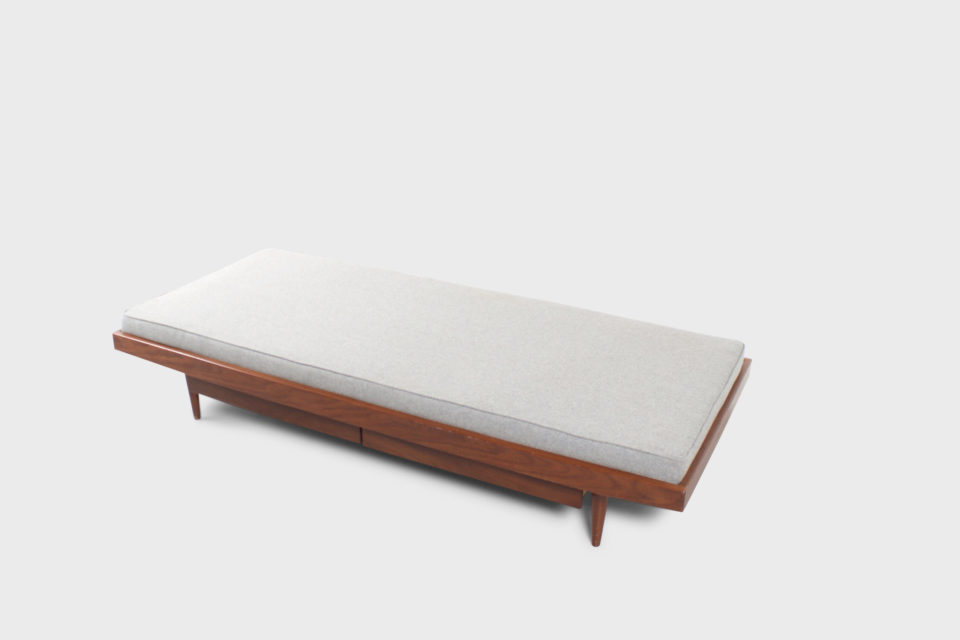 Teak Scandinavian Daybed with Drawers