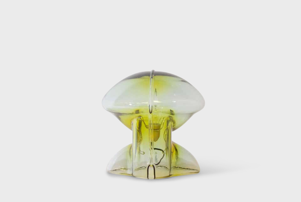 Rare Glass Medusa Table Lamp by Umberto Riva for VeArt
