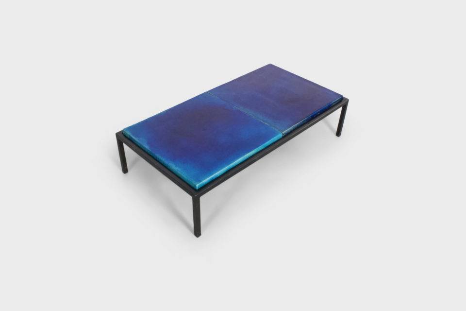 Rare Glazed Ceramic Coffee Table by Majolika