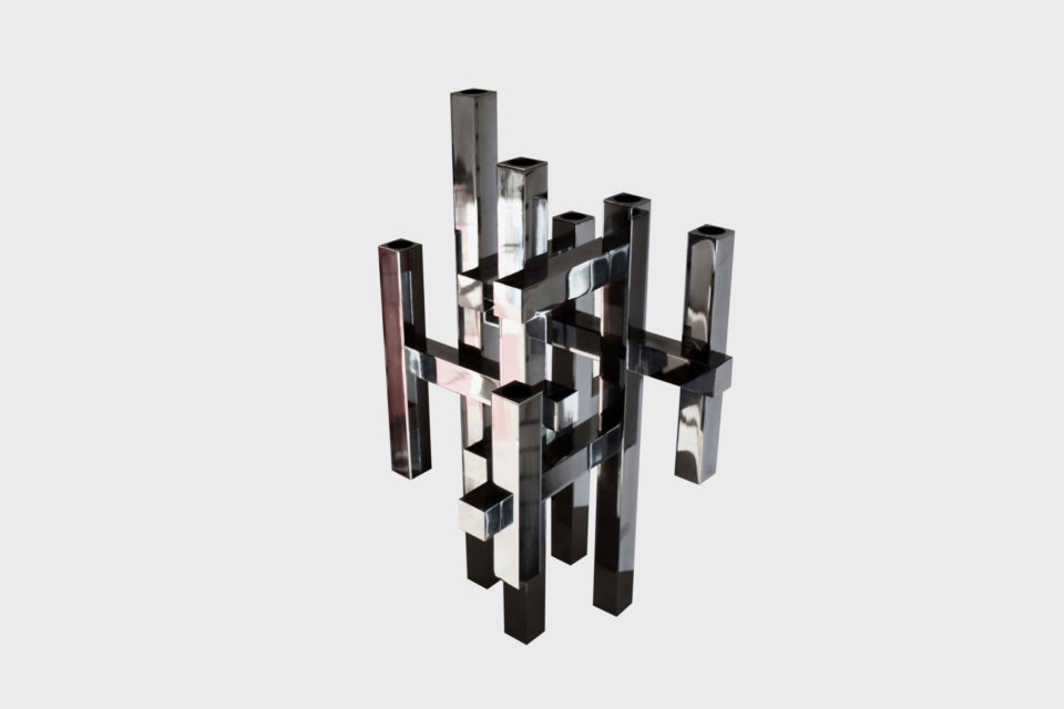 Geometric Table Lamp by Gaetano Sciolari