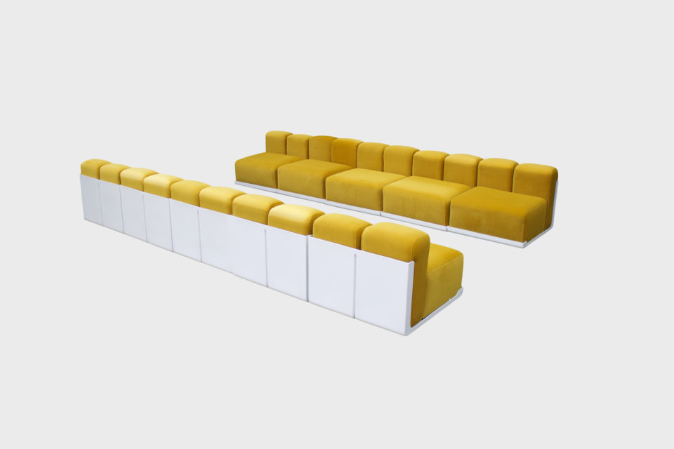 Rare and Impressive ‘Raymond’ Sectional Sofa by Kazuhide Takahama for Gavina