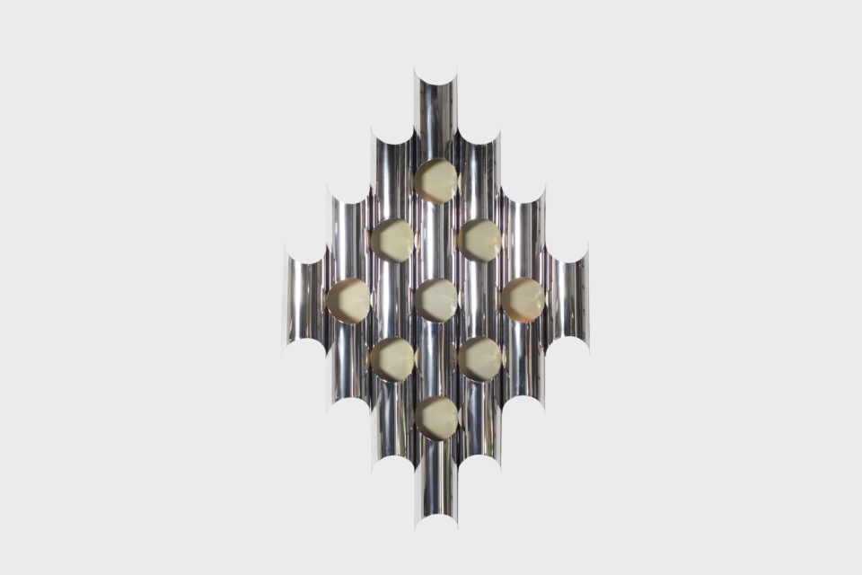 Very Large Sculptural Wall Lamp by Goffredo Reggiani