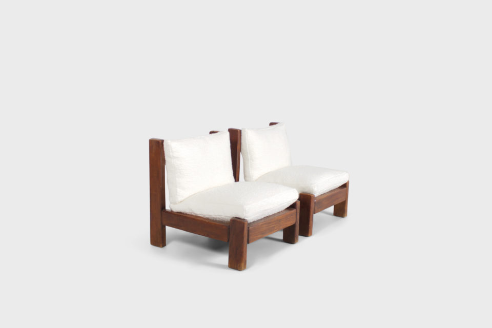 Set of Lounge Chairs in Brazilian Hardwood