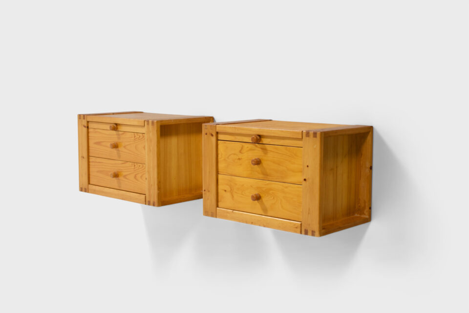 Two Pine Hanging Cabinet by Ate van Apeldoorn