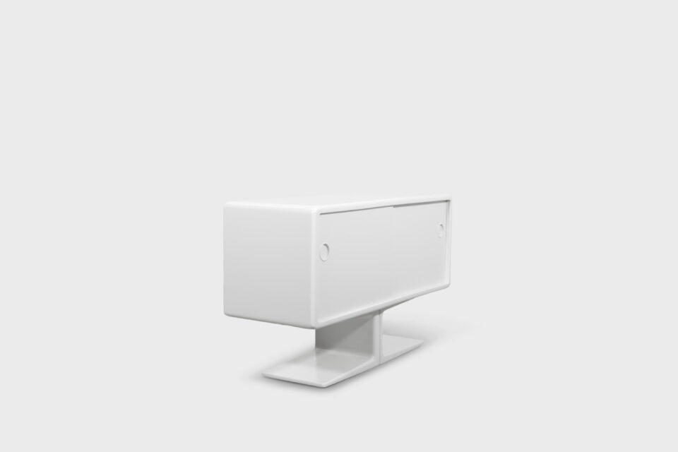 Very Rare Fiberglass Cabinet by Ernest Igl for Wilhelm Werndl