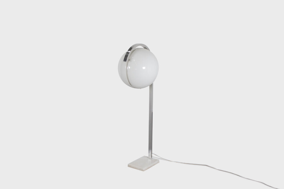 Marble, Metal and Acrylic Floor Lamp by Acciarri