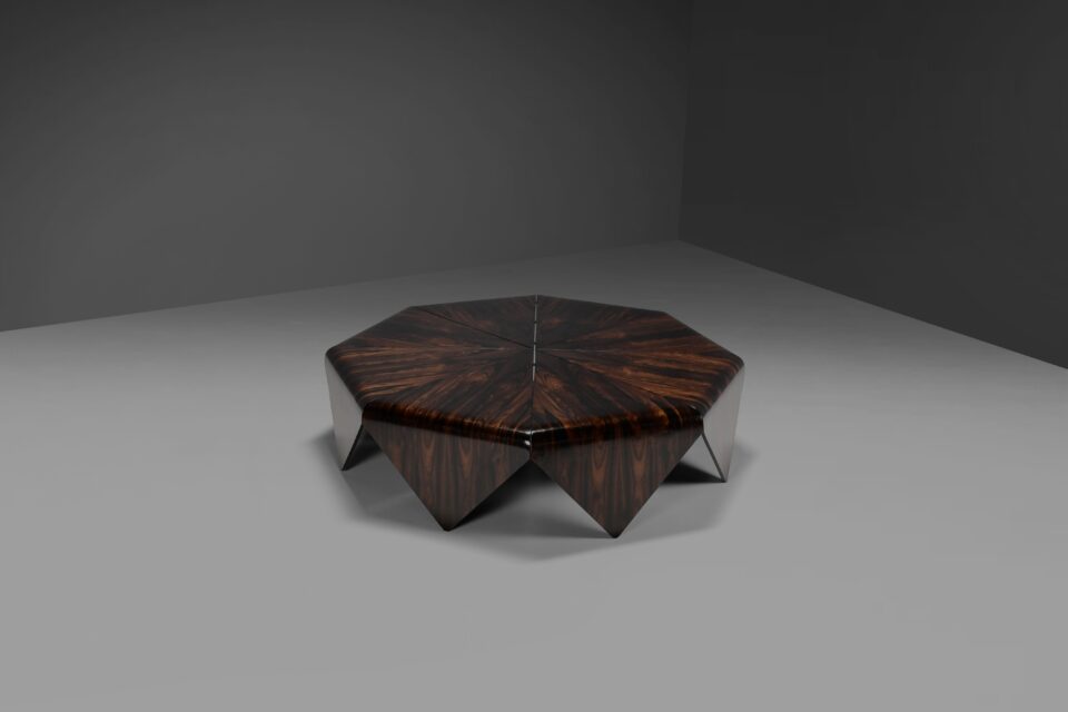 Large Jacaranda 'Petalas' Coffee Table by Jorge Zalszupin
