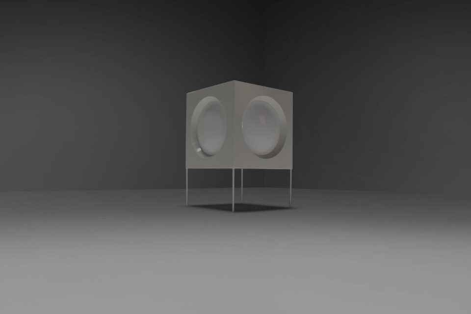 Rare Helvetica Floor Lamp by Carl Moor for BAG Turgi