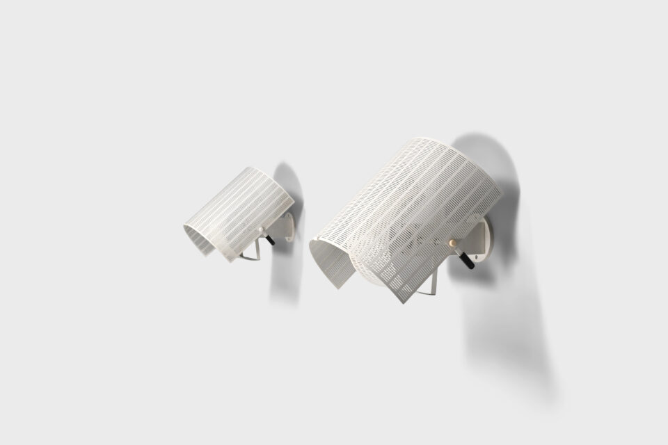 Pair of Postmodern Artemide 'Shogun' Wall Lights / Sconces by Mario Botta