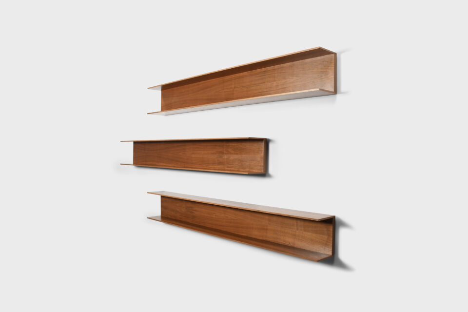 Teak Wall Shelves by Walter Wirz for Wilhelm Renz